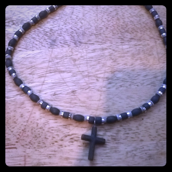 Other - BUNDLE AND SAVE Beaded cross necklace